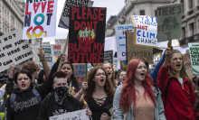 Across the UK, young people strike for action on climate change