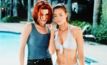 Neve Campbell and Denise Richards in "Wild Things."