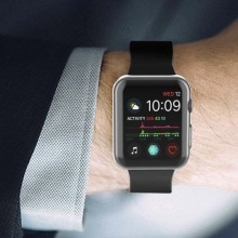 JULK Apple Watch screen protector on a person's wrist.
