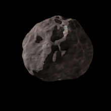 a conception of the trojan asteroid Polymele
