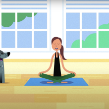'Yoga with Adriene' has a cute new animated series starring our pal Benji