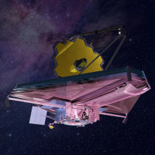 Artist's conception of the James Webb Space Telescope.