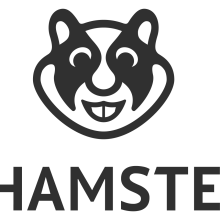 xhamster logo with cartoon hamster