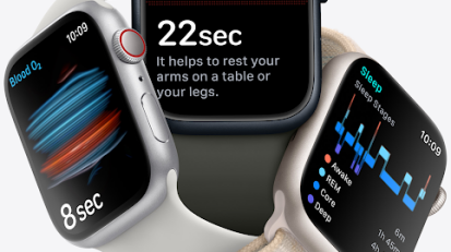Three apple watches in a bundle