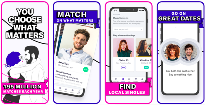 OkCupid dating app 